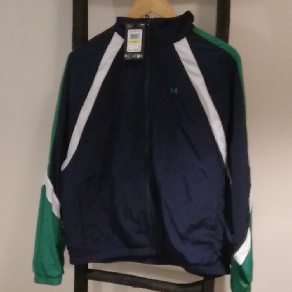 Women's Under Armour Icon Crinkle Track Jacket NWT